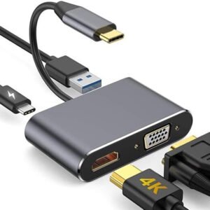 VOOCME USB-C 4-in-1 HDMI Hub Adapter with USB 3.0 - image 1