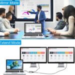 VOOCME USB C to HDMI Adapter 4 in 1 USB C HUB USB Adapter - image 5