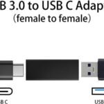 VOOCME USB C to USB 3.0 Adapter, USB to USB C Adapter, USB 3.0 Female to USB C Female Adapter Connector Compatible with G0ogle Pi-xel, Hua-wei etc 1 Pack USB Hub - image 2