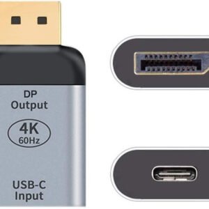VOOCME USB-C Type C Female Source to Displayport DP Sink HDTV Gaming Adapter - image 1