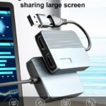 VOOCME USB C/USB 3.0 to Dual HDMI Adapter, HDMI Splitter Extended Display Adapter for Media Streaming Device - image 4