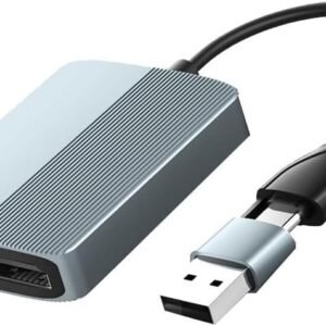 VOOCME USB C/USB 3.0 to Dual HDMI Adapter, HDMI Splitter Extended Display Adapter for Media Streaming Device - image 1
