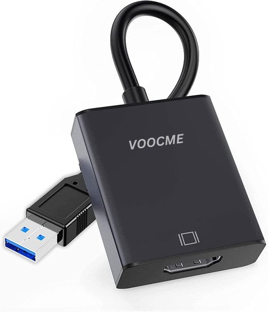 VOOCME USB to HDMI Multi-Display Adapter - VOOCME Black