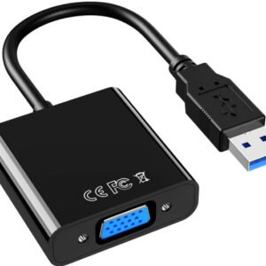 VOOCME USB 3.0 to VGA Adapter - VOOCME Black