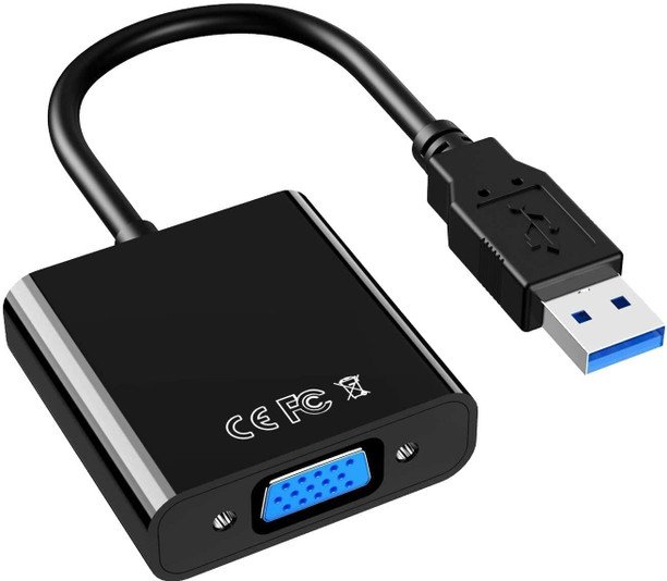 VOOCME USB 3.0 to VGA Adapter - VOOCME Black