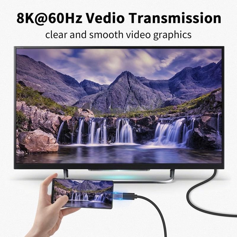 VOOCME USB Type C Male to Female Adapter Extender Support 100W, 40Gbps, 8K@60Hz for Gaming Adapter - image 3