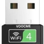 VOOCME Mini WiFi Dongle Compatible with All Windows 10/8/7/XP, Mouse, Keyboard, Headse USB WiFi Bluetooth Adapter 4.2 for PC and WiFi Adapter Wireless Bluetooth - image 1