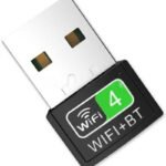 VOOCME Mini USB Bluetooth & WiFi Wireless Adapter Bt 4.2 150Mbps WiFi Dongle Network USB Adapter - image 1