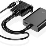 VOOCME TV-out Cable VGA Male to HDMI Female Converter Adaptor with 3.5MM Audio Jack Full HD 1080P - image 2