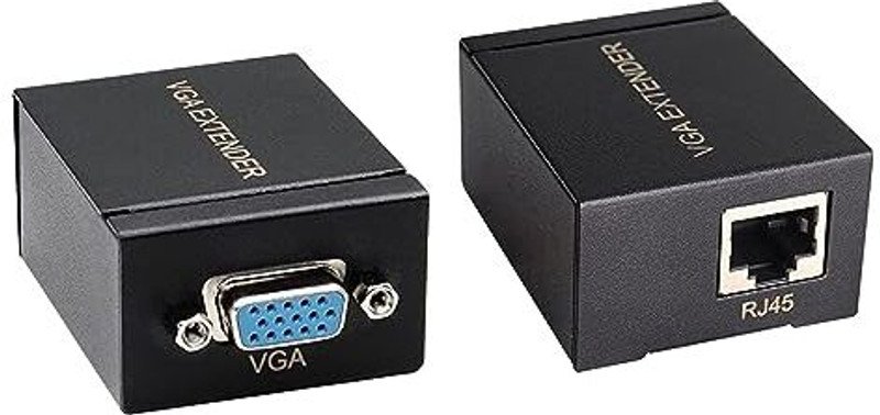 VOOCME VGA Signal Extender 60M VGA Female to LAN Cat5 RJ45 Ethernet Media Streaming Device - image 3