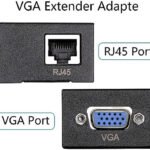 VOOCME VGA Signal Extender 60M VGA Female to LAN Cat5 RJ45 Ethernet Media Streaming Device - image 2