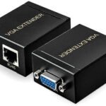 VOOCME VGA Signal Extender 60M VGA Female to LAN Cat5 RJ45 Ethernet Media Streaming Device - image 1