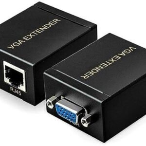 VOOCME VGA Signal Extender 60M VGA Female to LAN Cat5 RJ45 Ethernet Media Streaming Device - image 1