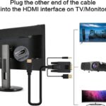 VOOCME HDMI Cable 1.8 m VGA to HDMI Cable 6Ft, VGA to HDMI Adapter with USB Power and Audio - image 4
