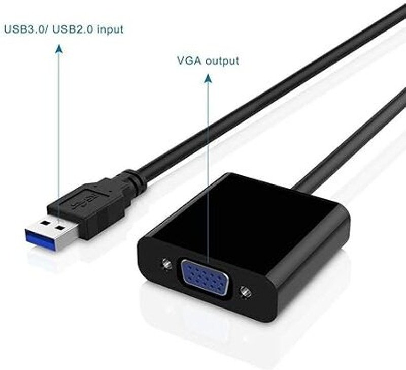VOOCME VGA to USB 3.0/2.0 Converter USB Adapter - image 3