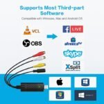 VOOCME TV-out Cable Video Capture Card Device, USB2.0 Adapter Converter for Windows PC - image 3