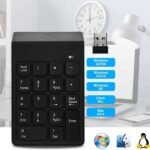 VOOCME Wireless Numeric Keypad 18Keys Portable Number Numpad with 2.4G Mini USB Bluetooth Laptop-size Laptop Keyboard Compatible with Desktop, Laptop, Mac - image 2