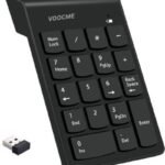 VOOCME Wireless Numeric Keypad 18Keys Portable Number Numpad with 2.4G Mini USB Bluetooth Laptop-size Laptop Keyboard Compatible with Desktop, Laptop, Mac - image 1