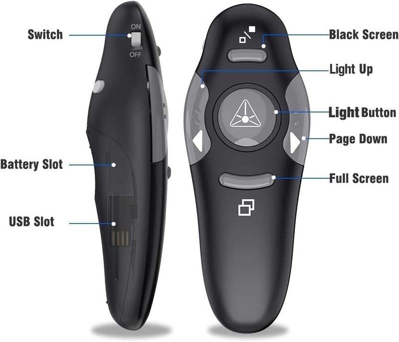 VOOCME Controller for Powerpoint PPT Slide Presentation 0 Presenter - image 2