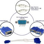 VOOCME VGA Cable 0.27 m y splitter vga moniter cable-007 - image 3